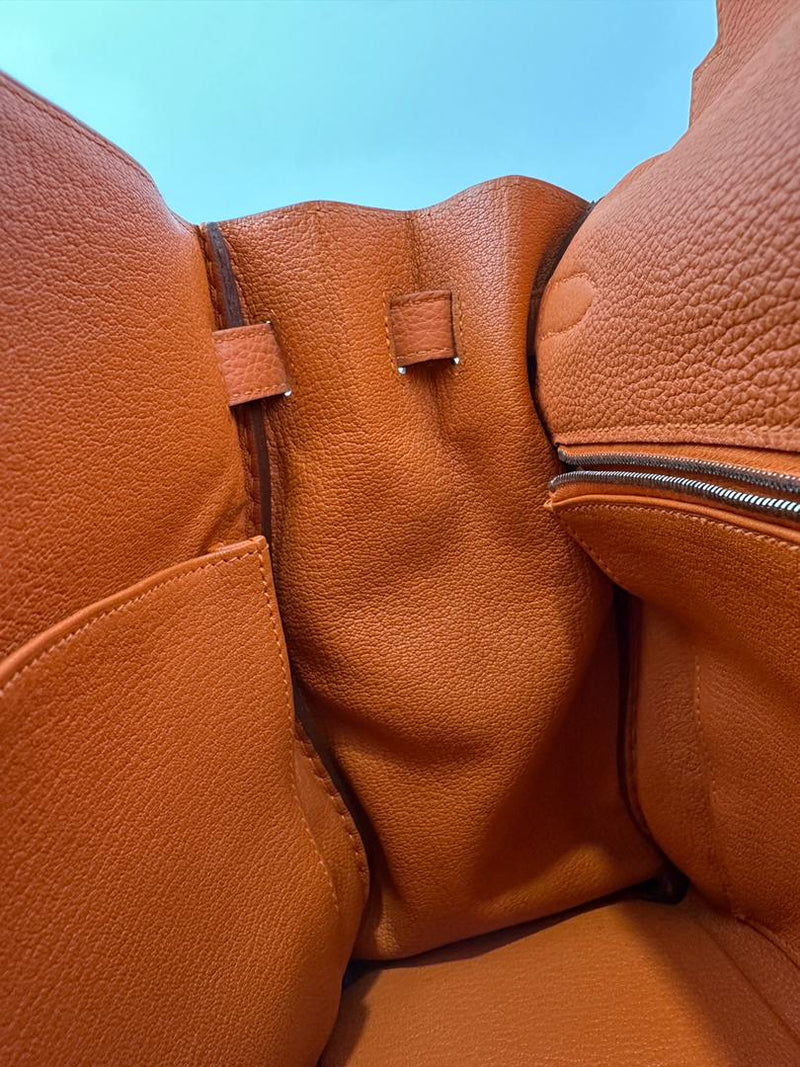 Kelly 35 Orange Togo PHW Retourne (Cash Price in Description)