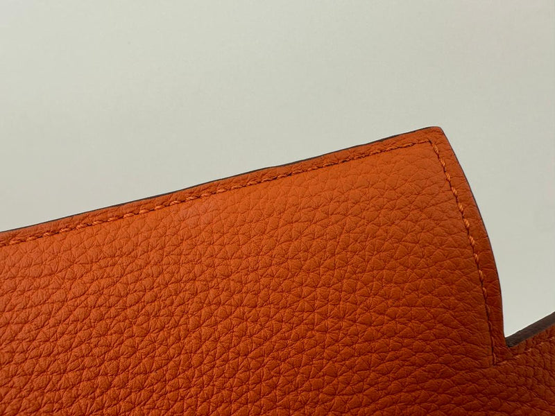 Kelly 35 Orange Togo PHW Retourne (Cash Price in Description)