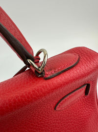 Kelly 32 Clemence Rouge Casaque Retourne PHW (Cash Price in Description)