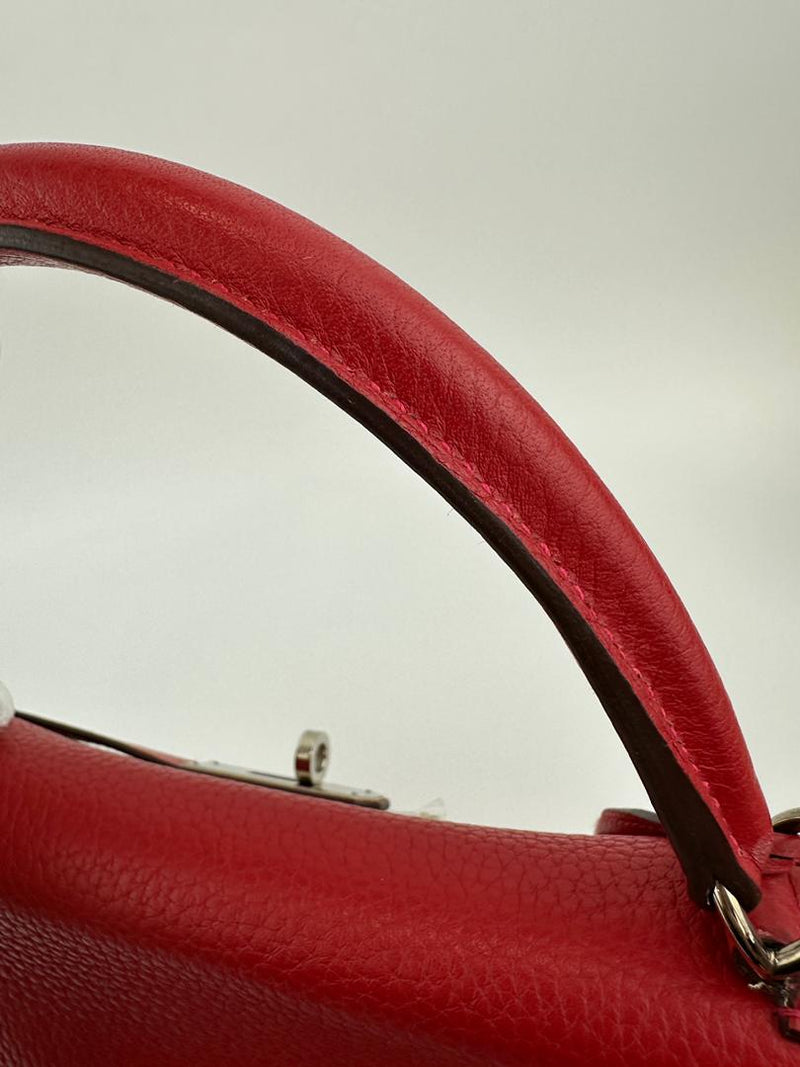 Kelly 32 Clemence Rouge Casaque Retourne PHW (Cash Price in Description)