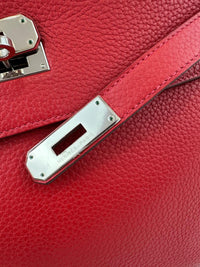 Kelly 32 Clemence Rouge Casaque Retourne PHW (Cash Price in Description)