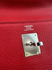 Kelly 32 Clemence Rouge Casaque Retourne PHW (Cash Price in Description)