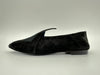 Mule Femme Rex Chevre Velours / Broderies Noir Suede Flats Size 36.5
