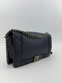 Medium Boy Bag in Reverso Calfskin RHW