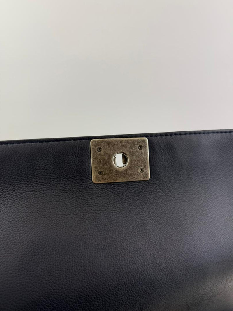 Medium Boy Bag in Reverso Calfskin RHW