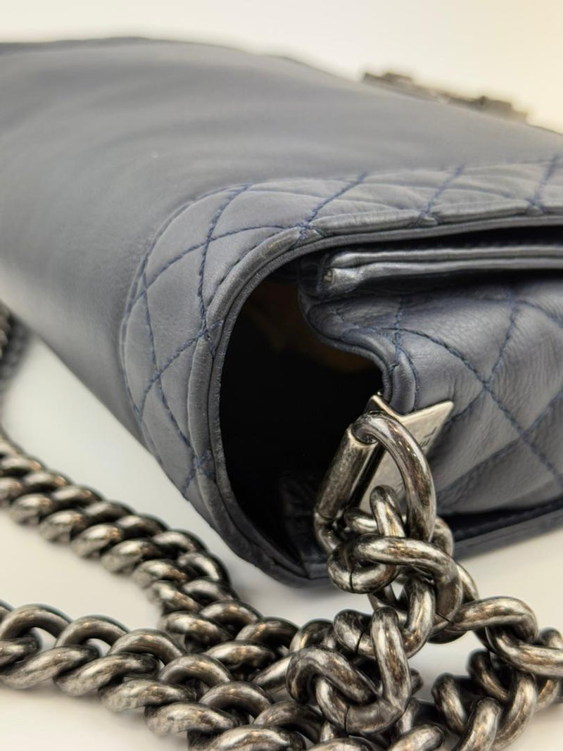 Medium Boy Bag in Reverso Calfskin RHW