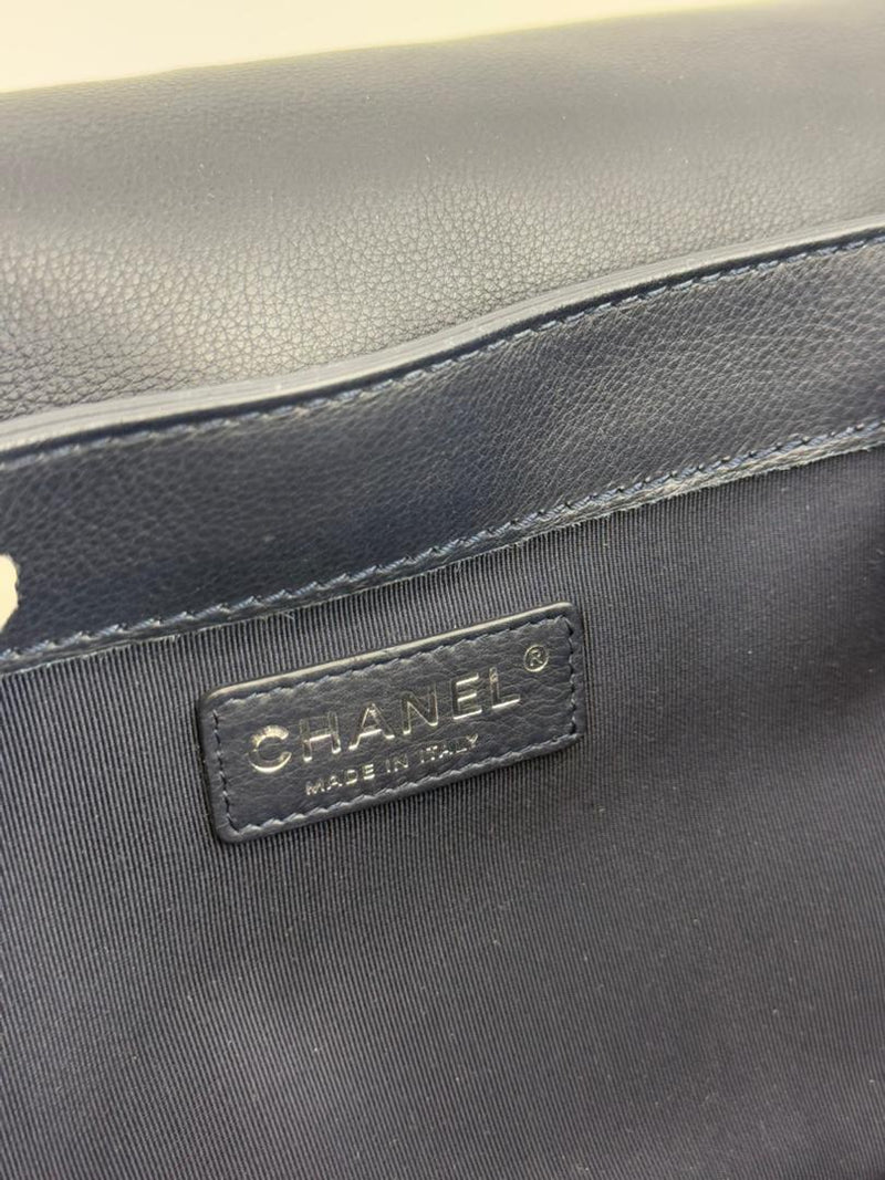 Medium Boy Bag in Reverso Calfskin RHW