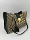 GG Supreme Monogram Bees Medium Padlock Tote