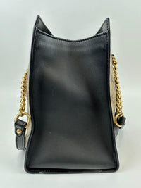 GG Supreme Monogram Bees Medium Padlock Tote