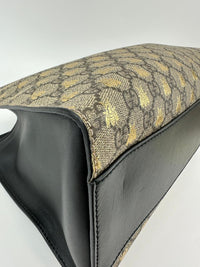 GG Supreme Monogram Bees Medium Padlock Tote