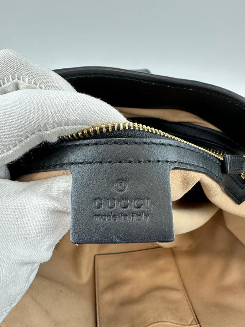 GG Supreme Monogram Bees Medium Padlock Tote