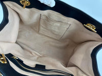 GG Supreme Monogram Bees Medium Padlock Tote