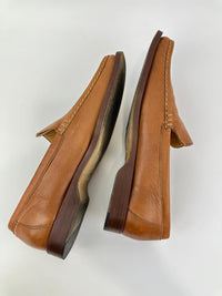 Tan Leather Mocassins Size 39