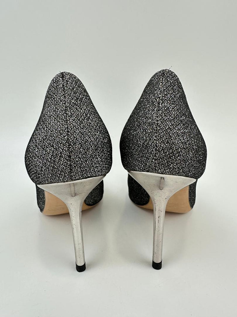 Romy Glitter 85 Dark Silver Size 38