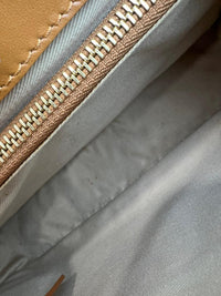 C Tan Calfskin Shoulder Bag