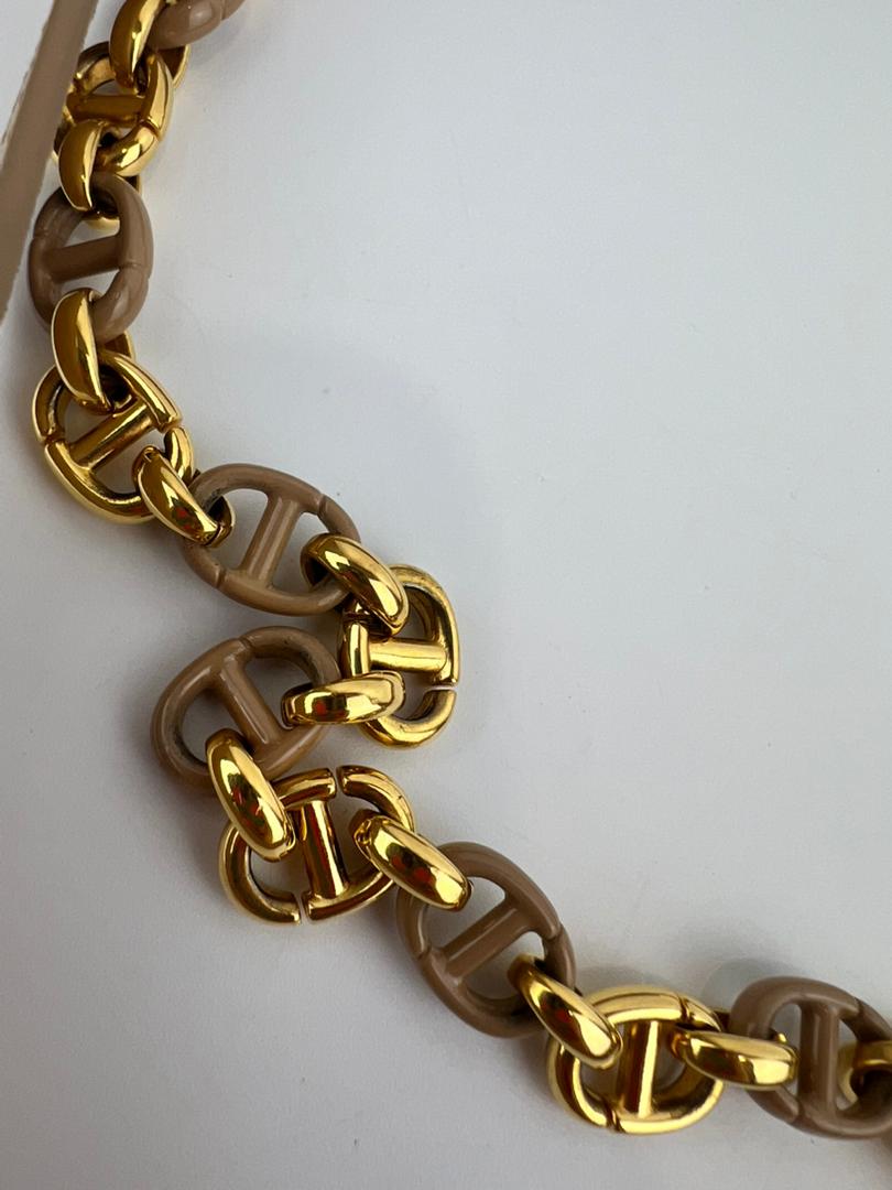 Miss Caro Mini Powder Beige Macrocannage Lambskin Bag