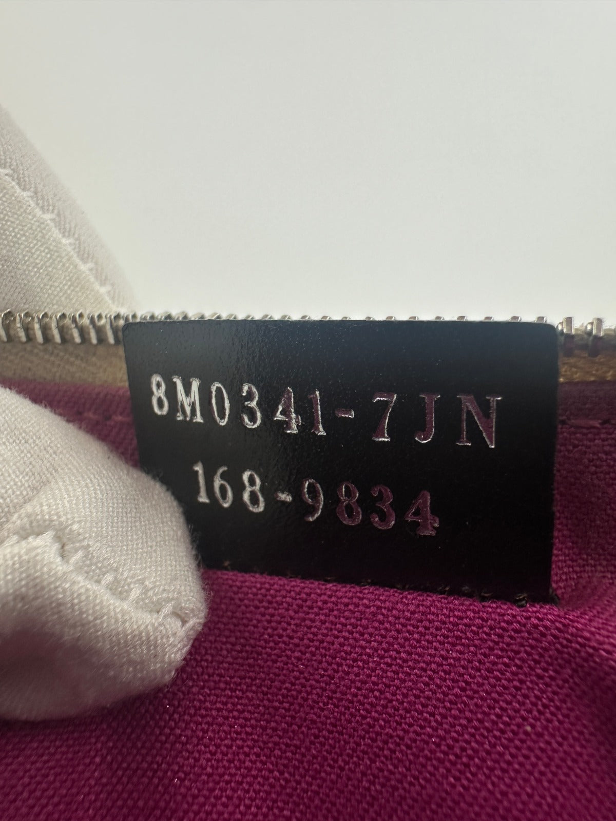 8M0341 Monster Multicolor Coated Canvas Zip Clutch Wallet