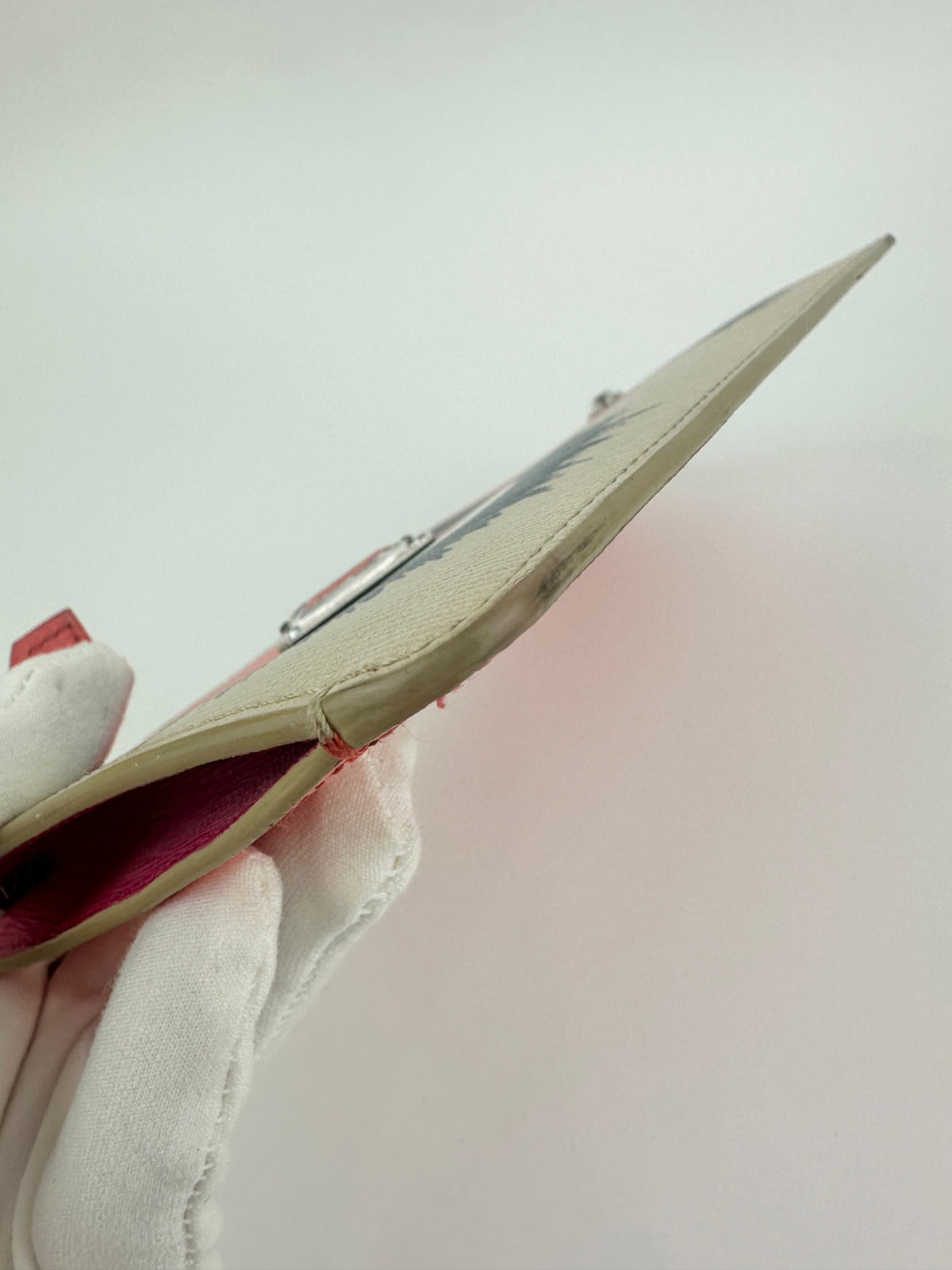 8M0341 Monster Multicolor Coated Canvas Zip Clutch Wallet