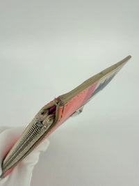 8M0341 Monster Multicolor Coated Canvas Zip Clutch Wallet