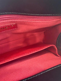 Medium Quilted Wavy CC Hobo Black Patent Aged Calfskin GHW - Glampot