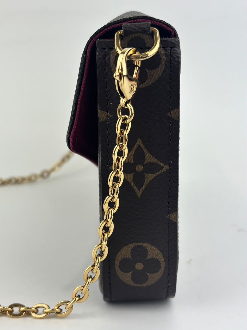 M61276 Pochette Félicie GM Monogram Canvas Fuchsia