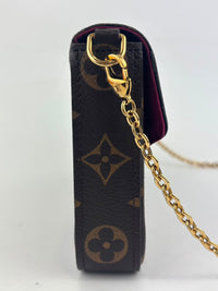 M61276 Pochette Félicie GM Monogram Canvas Fuchsia