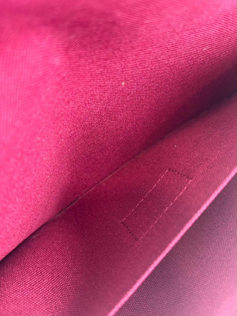 M61276 Pochette Félicie GM Monogram Canvas Fuchsia