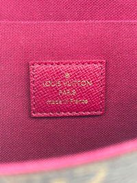 M61276 Pochette Félicie GM Monogram Canvas Fuchsia