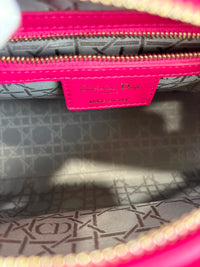 Lady Dior Medium Fuchsia Pink Cannage Lambskin GHW