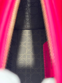 Lady Dior Medium Fuchsia Pink Cannage Lambskin GHW