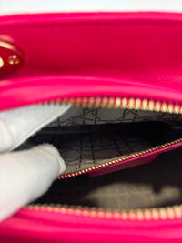 Lady Dior Medium Fuchsia Pink Cannage Lambskin GHW