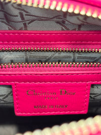Lady Dior Medium Fuchsia Pink Cannage Lambskin GHW