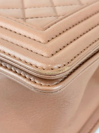 Boy Old Medium in Nude Rose Lambskin RHW