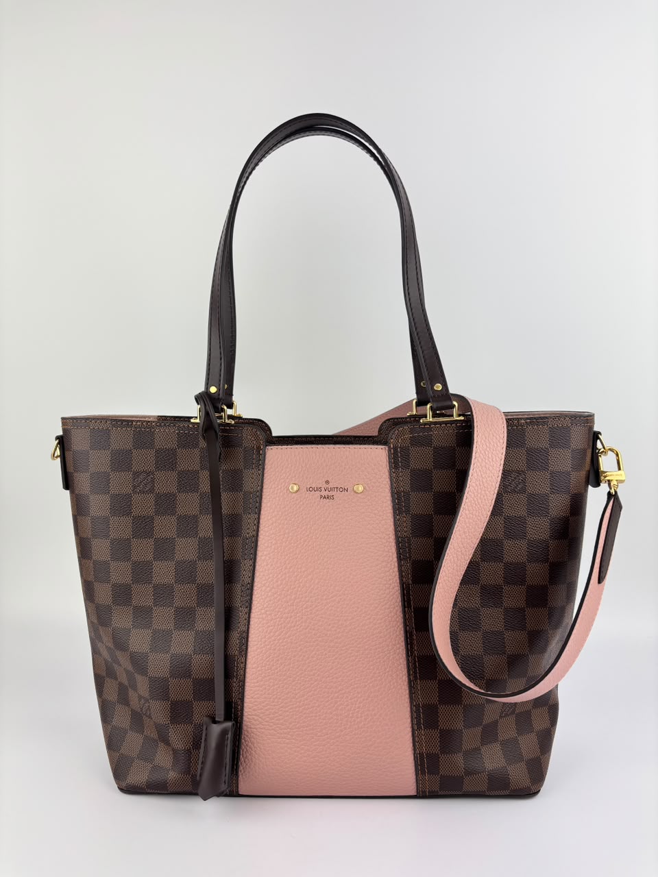 Jersey Tote Damier Ebene Magnolia