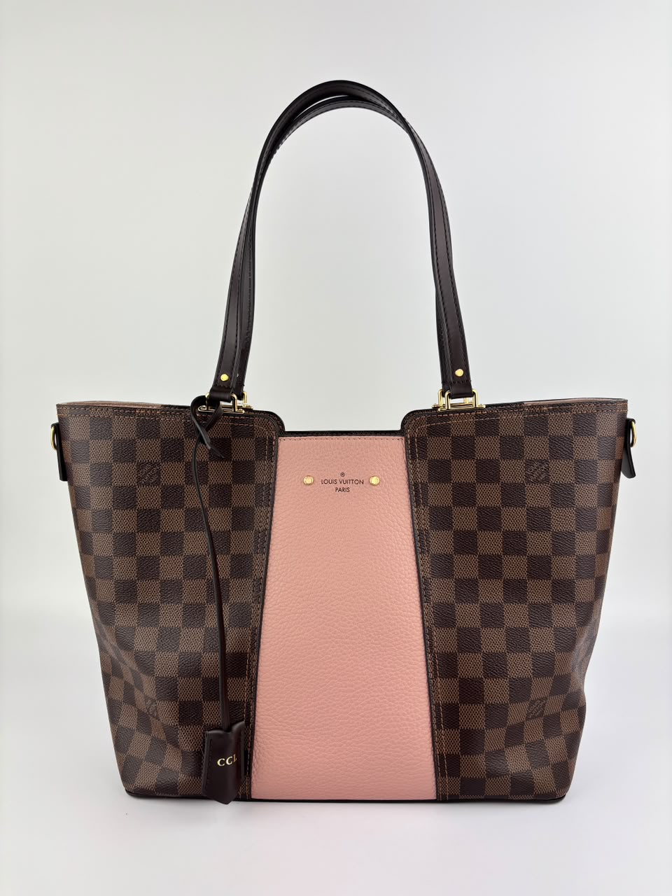 Jersey Tote Damier Ebene Magnolia