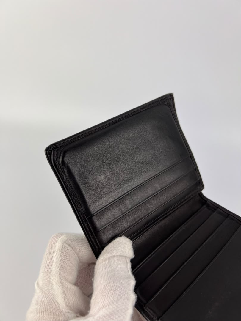 Leather Bifold Wallet in Dark Brown