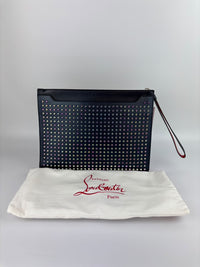 Funky Pouch with Iridescent Stud Embellishment