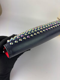 Funky Pouch with Iridescent Stud Embellishment
