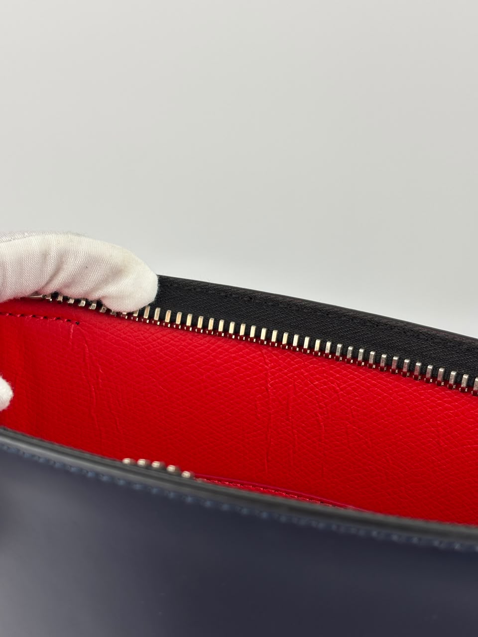 Funky Pouch with Iridescent Stud Embellishment