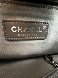 A91810 Small Gabrielle Hobo in Light Grey Quilted Calfskin
