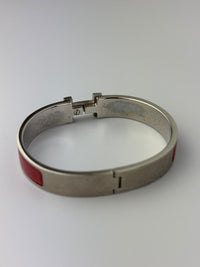 Clic H Bracelet Red PHW Size TGM