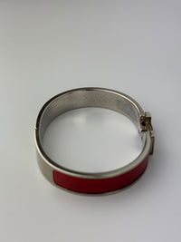 Clic H Bracelet Red PHW Size TGM