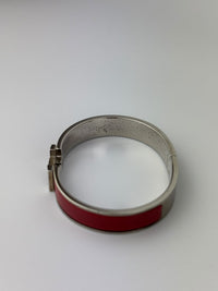 Clic H Bracelet Red PHW Size TGM
