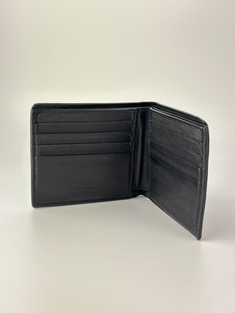 Multicolour Intrecciato Weave Lambskin Bifold Wallet