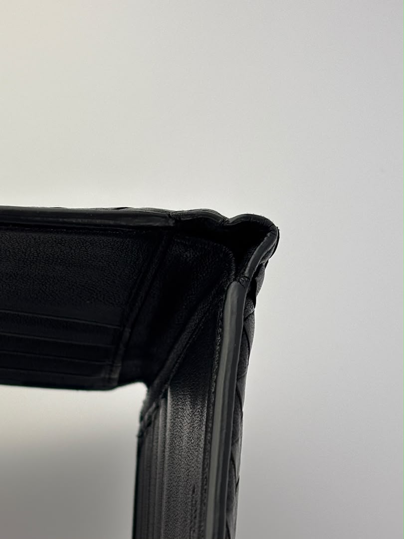 Multicolour Intrecciato Weave Lambskin Bifold Wallet