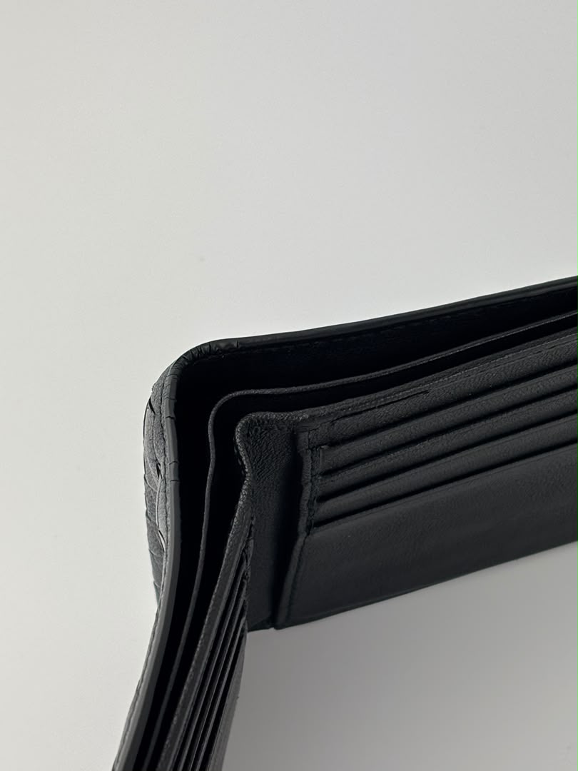 Multicolour Intrecciato Weave Lambskin Bifold Wallet