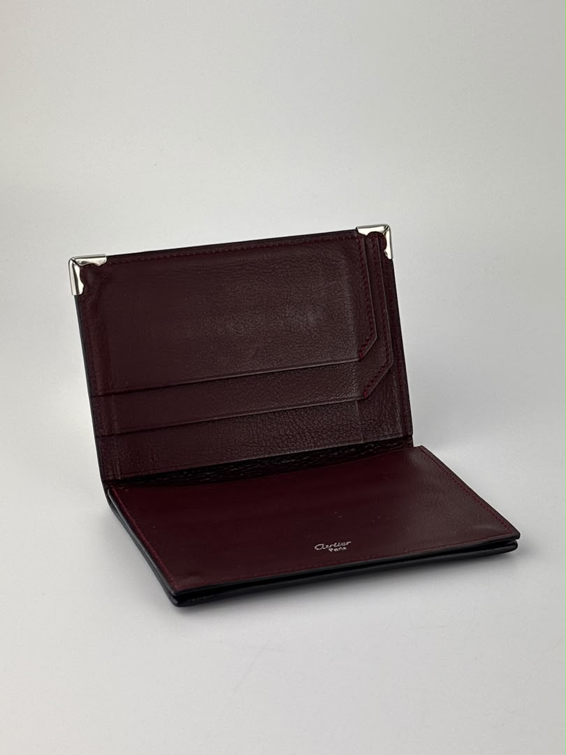 Must Card Case in Black Calfskin
