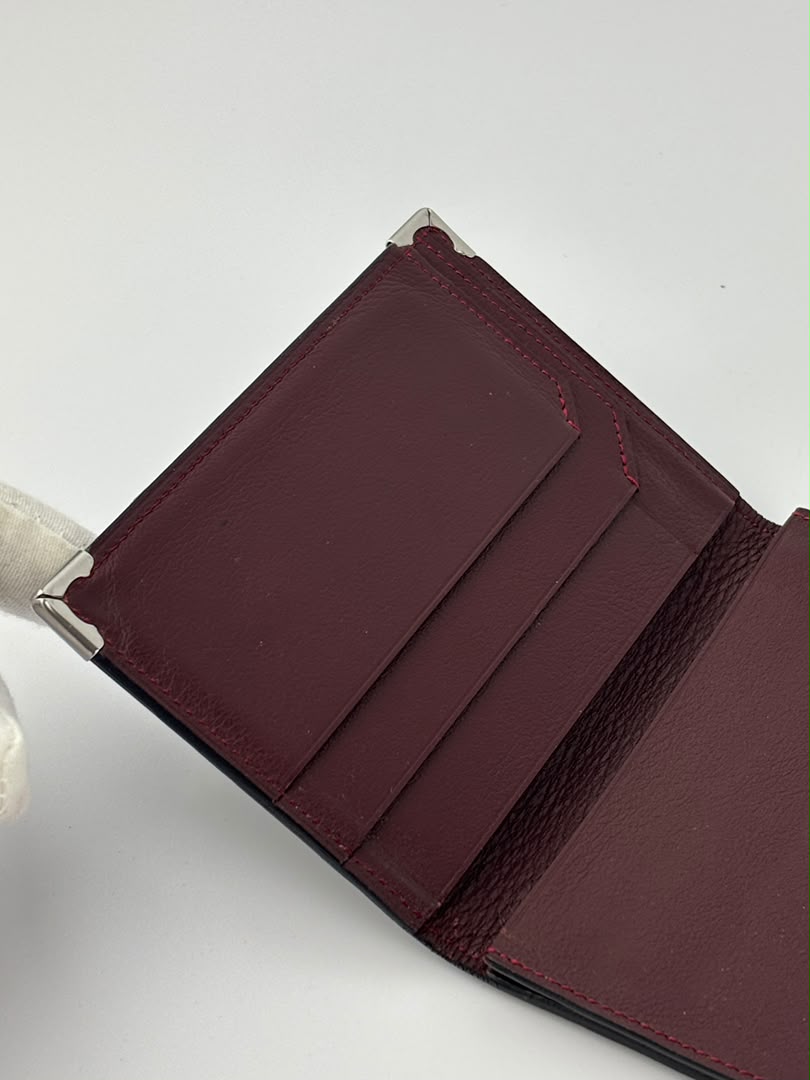 Must Card Case in Black Calfskin