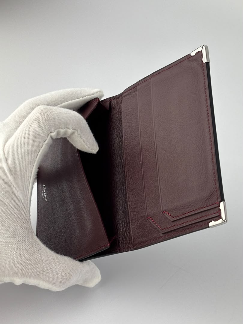 Must Card Case in Black Calfskin