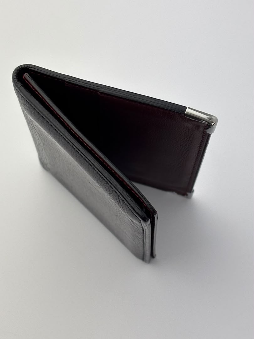Must Card Case in Black Calfskin